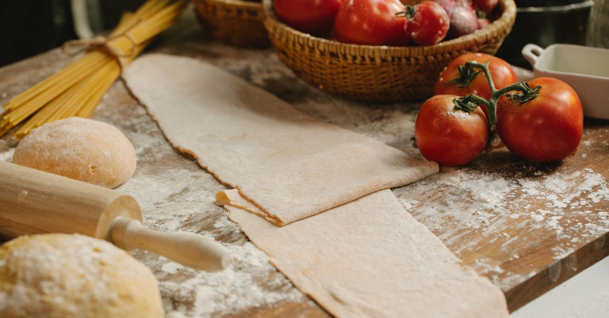 Preparazione Pasta nella cucina quotidiana
