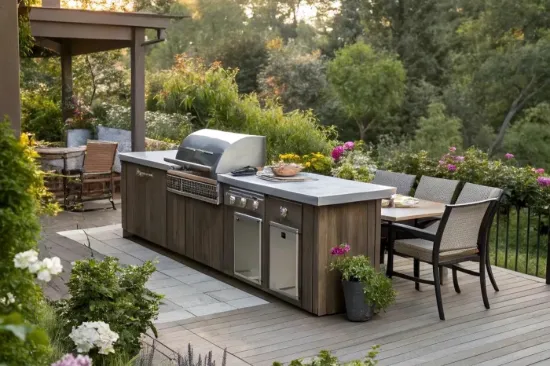 Giardino Estate Outdoor Living Cucina Barbecue Accessori Cucina Esterna Tavola Estiva - Demo 1